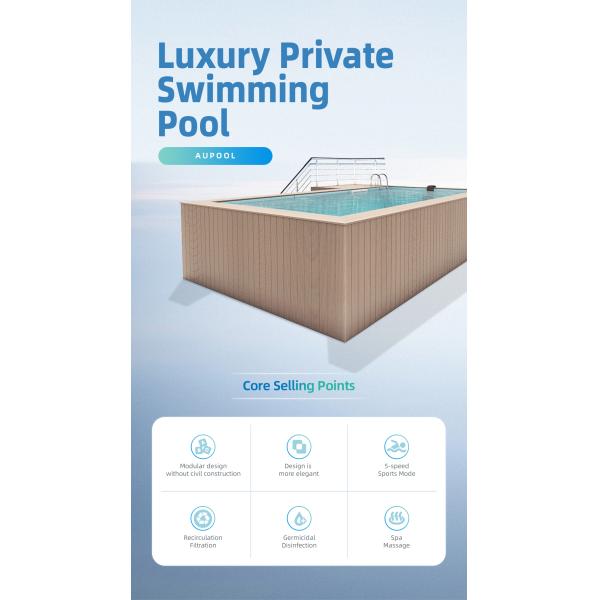 Твердая безопасность бесконечные прозрачные стеклянные панели на заказ Наружный семейный бассейн