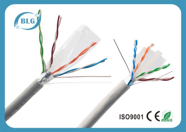 OFC Gaming 1000 FT Ethernet Cable / 23AWG PVC FTP Cat6 Ethernet Cable Grey