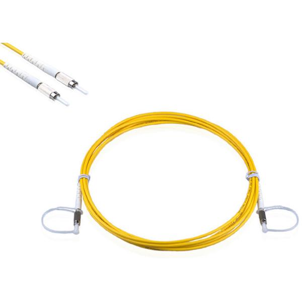 Simplex DIN UPC Fiber Optic Patch Cord SM / Duplex MM DIN Optical Fiber Patch Cable