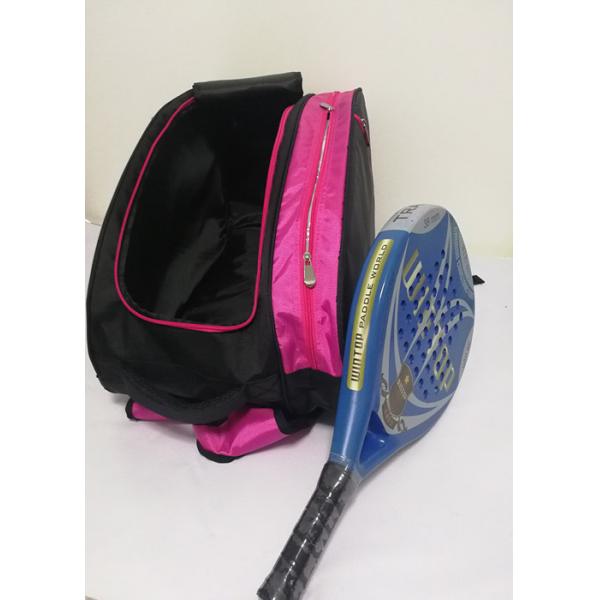 Custom Logo Padel Racket Bag OEM Lightweight Tennis Racquet Bags For Women / Men