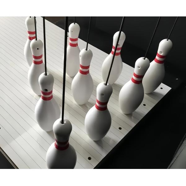 Entertainment Activities Bowling Pin Triangular Setup Non-Toxic Paint Edge-Safe Design