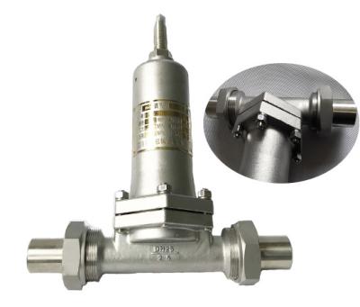 Tipo industrial criogênico de aço inoxidável superfície chapeada Throme de regulador de pressão SS304