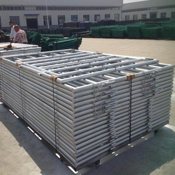 Hot Dipped Galvanized 12 Ft Portable Fence Panels For Horses Heavy Duty Farm Panel