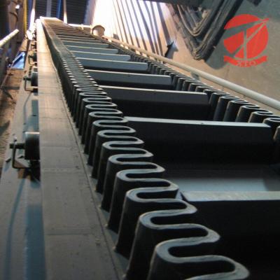TC90 Tear Resistant Rubber Steel Cord Corrugated Sidewall Conveyor Belt