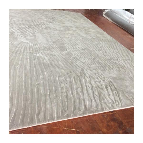 Custom Meadow Rugs Handmade Ployster Green Grass Area Carpets and Rugs for Living Room