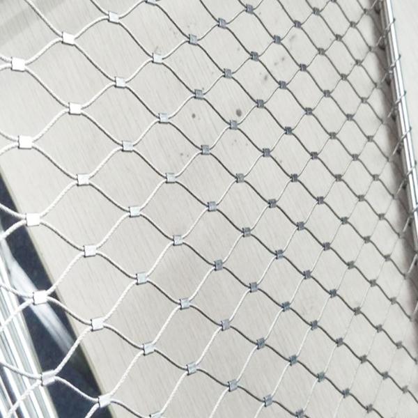 1.2mm 316l Stainless Steel Cable Mesh Rhombus Hole