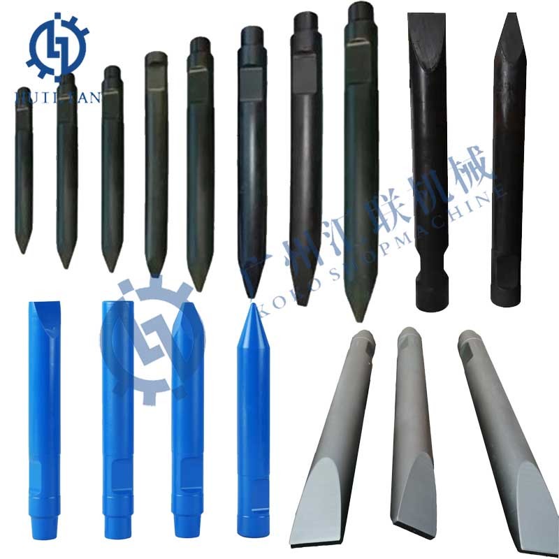 Breaker Tool Chisels Blunt Type Moild Point Type For MB356 MB350 MB256 MB250 MB156 MB125 MB105 Breaker Chisel