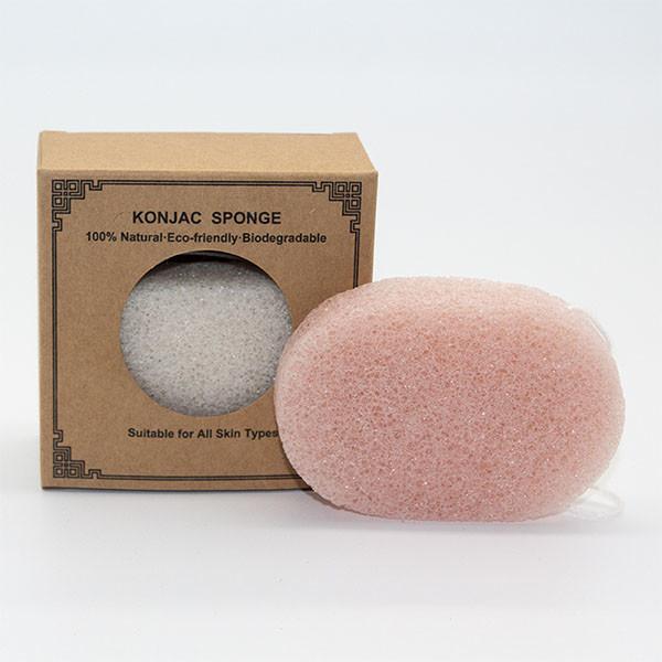 SGS Oval Skincare Eco Friendly Natural Konjac Sponge Organic