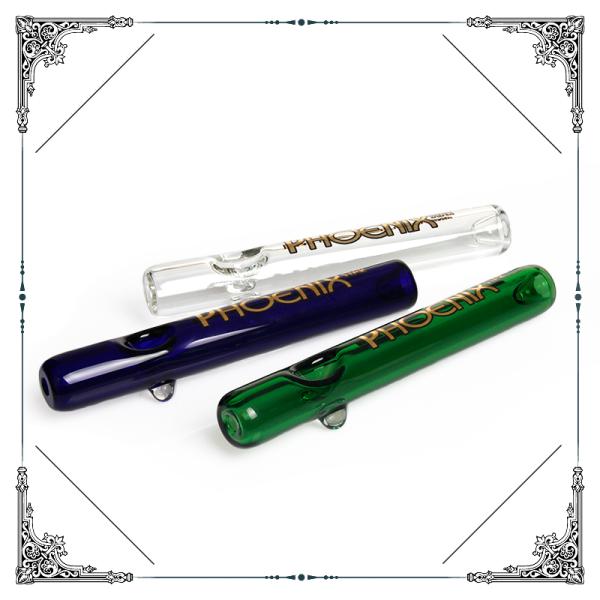 Smoking Glass Tube 7 Inches Streamroller 5mm Thickness Borocilicate Hand Pipes