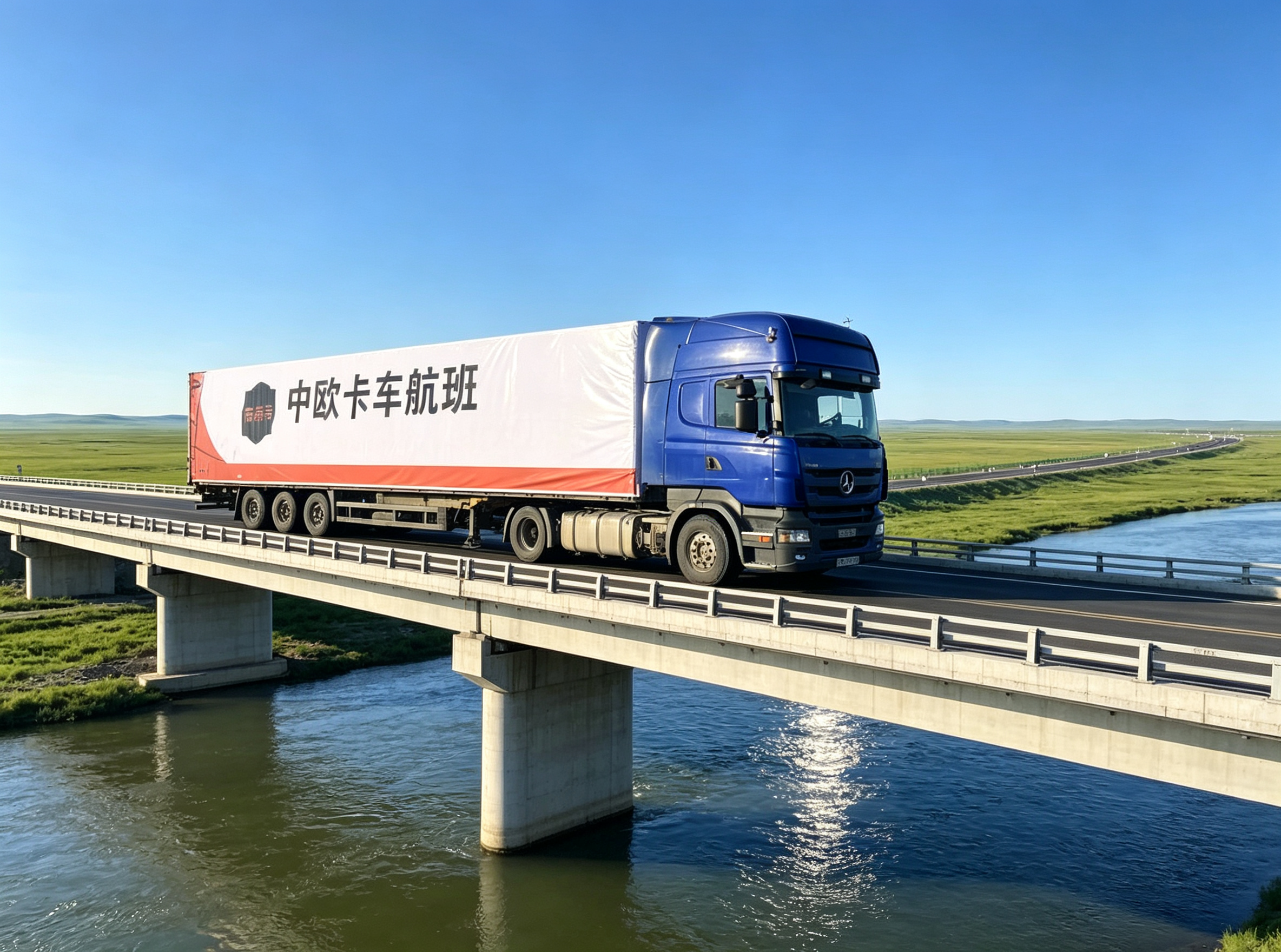 Door to door overland Transport From China To Spain Road Freight Service