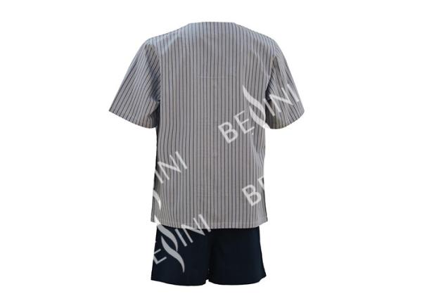 Customized Size Mens Silk Pajama Set , Environmental Mens Pajama Shorts Set