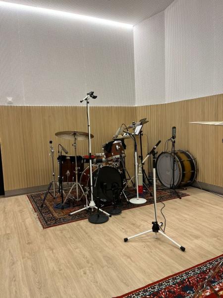 16/16/6mm Studio Room Formica Laminate Timber Perforated Acoustic Panels Wall Board