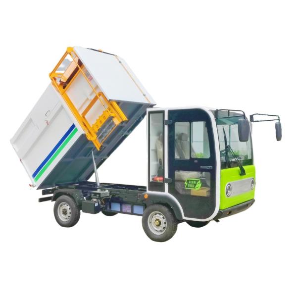 Pure Electric Asian City Sanitation Garbage Truck for Underground Collection and Cargo Transport