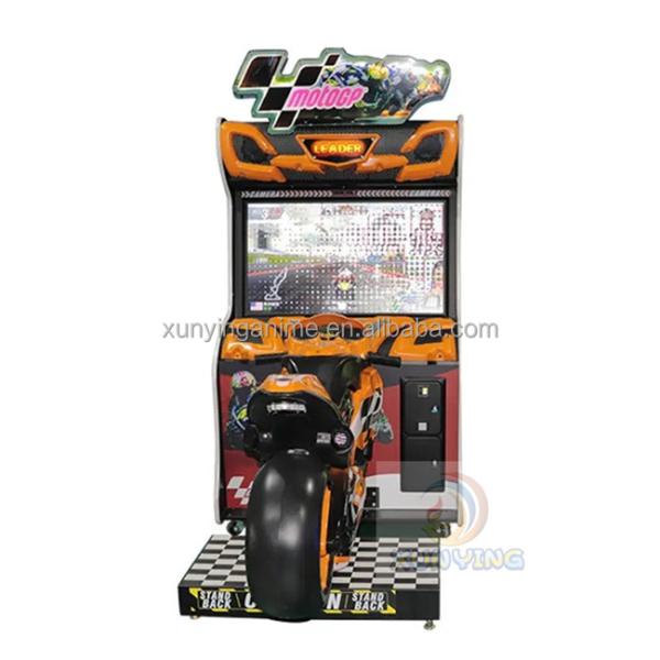 110V/220V/230V Voltagem Moto GP Simulador Máquina de jogo de arcade para design personalizado