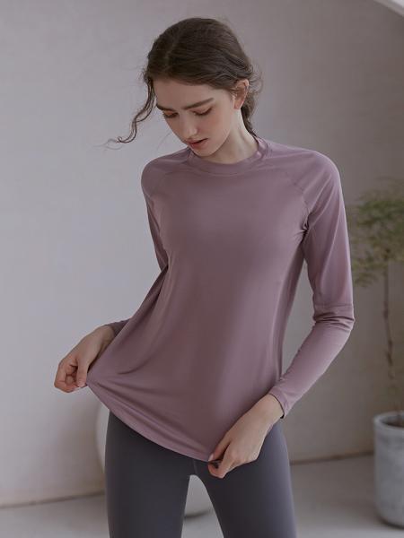 Back Slit Mesh Shoulder Womens Long Sleeve Sweatshirt For Spring