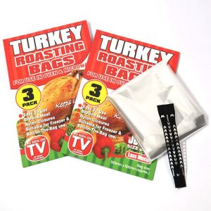 OEM / ODM Oven Turkey Bags Transparent Oven Safe Plastic Bags