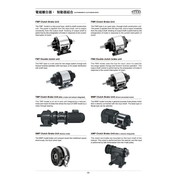 20W SMP Sleeve Type Magnetic Clutch and Brake Assembly for Heavy Duty Applications