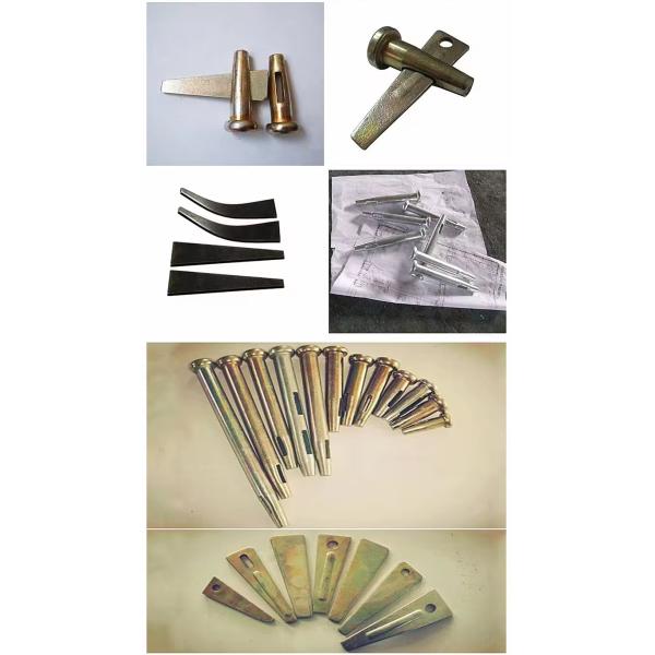 Accesorios de encofrado de aluminio reutilizable de alta calidad pines de cuña galvanizados
