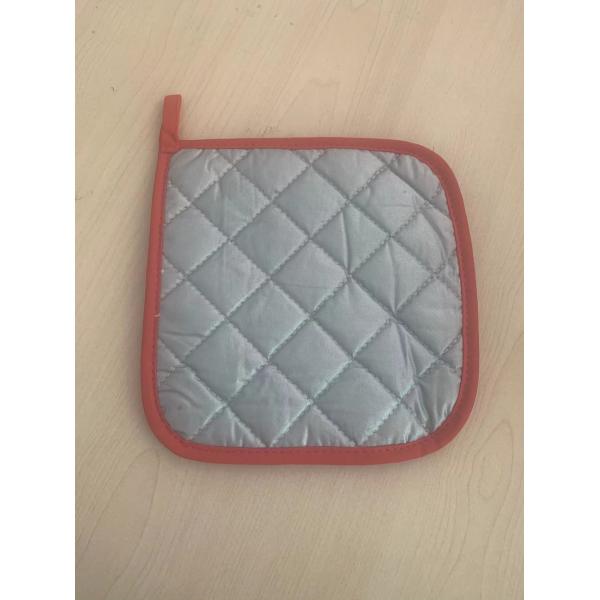 Wholesale Silver Coating Terry Cloth Oven Mitts And Pot Holder Set