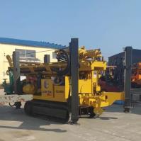 poço de água diesel de Gl400s 400m que fura o chassi da trilha de Rig Machine Dth Hydraulic Steel