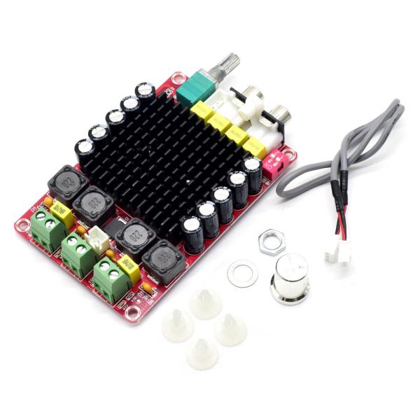 TDA7498 Digital Amplifier Board with 2*100W Output Power DC14-34V Input Voltage and Overheat Protection