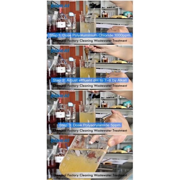 1327 41 хлорид 9 Polyaluminium в химическом тесте опарника обработки сточных вод чистки фабрики