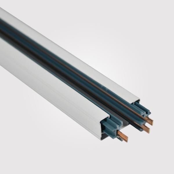3 Wires Aluminum Commercial Spotlight Track Rail Strip White