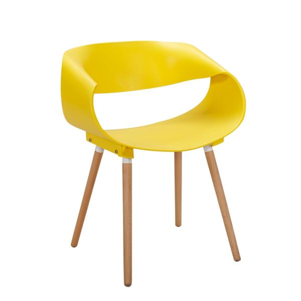 Modern leisure dessert shop dining chair business negotiation clear bar chair high stool coffee shop Nordic simple chair