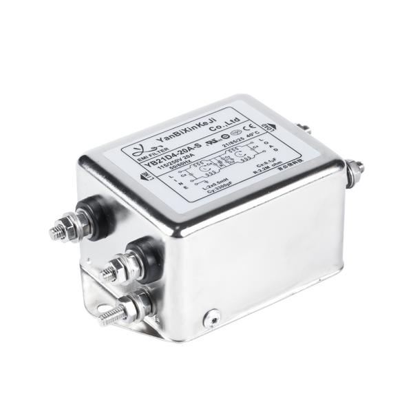 Двойн-этап EMC/EMI фильтрует фильтр линии электропередач 250V с высокой амортиза