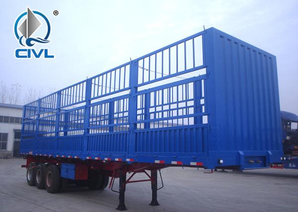 Lightweight Column Semi Trailer Trucks Deadweight 6 Tons 3 Axle 13 Meters