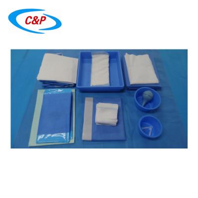Kit de parto para uso médico com cortina não tecida debaixo das nádegas