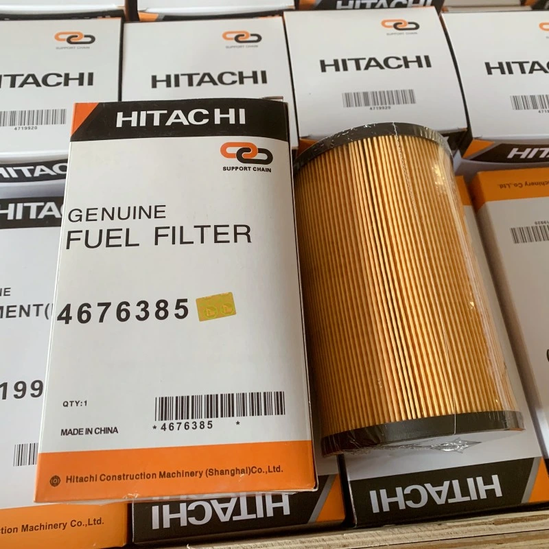 Combustibles originales Hitachi Filtros 4676385 Repuestos de maquinaria de construcción