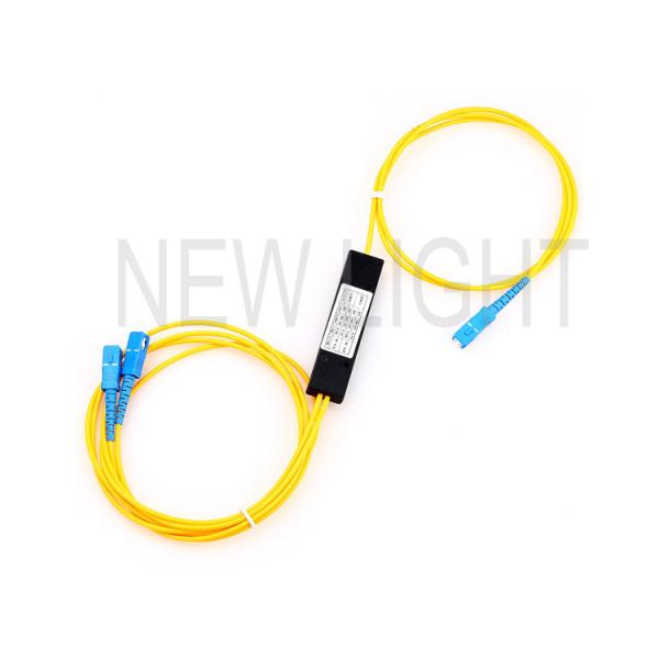 Single Mode 1x2 1x4 1x8 1x16 PLC Splitter with Stainless Steel Tube for Fiber Optic Networks
