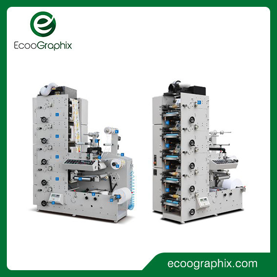 Small Format Automatic Flexographic UV Ink Label Printing Machine