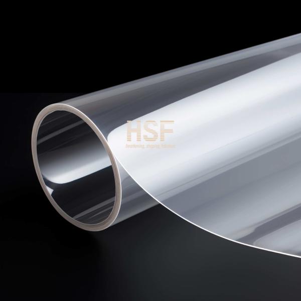 Film de dégagement en PET transparent non enduit de silicone de 36um pour la fabrication de rubans adhésifs