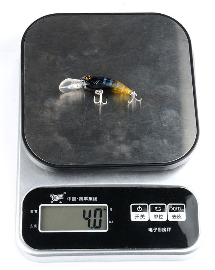 Tongue 4G 5.8CM Catfish Sea Fishing Bait 4 Plastic Lures Wide