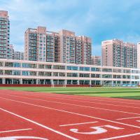 Asphalt Base Eco Sports Flooring Rubber Running Track Non - Porous Impermeable