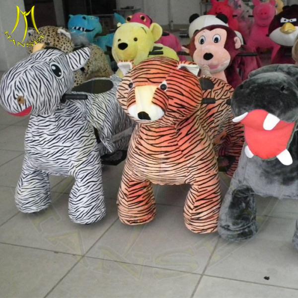 Hansel coin operated mechanism electric dog walking machine moving horse toys for kids electric motor go kart