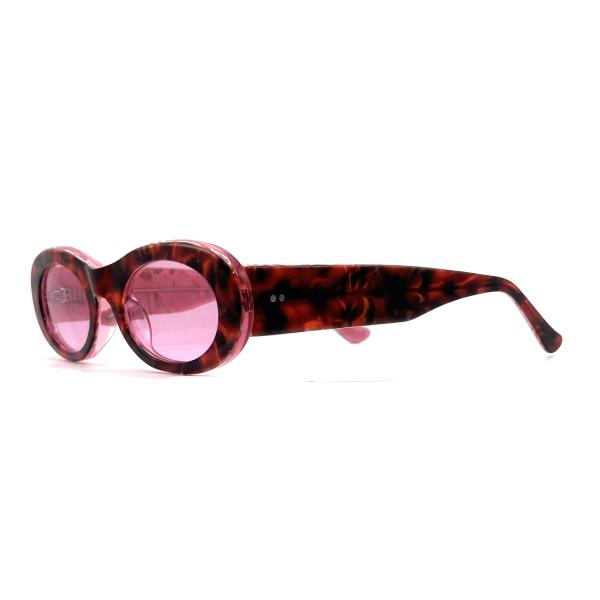 AS074 Acetate Frame Sunglasses featuring Oval Eye Shape and Acetate Sheet material