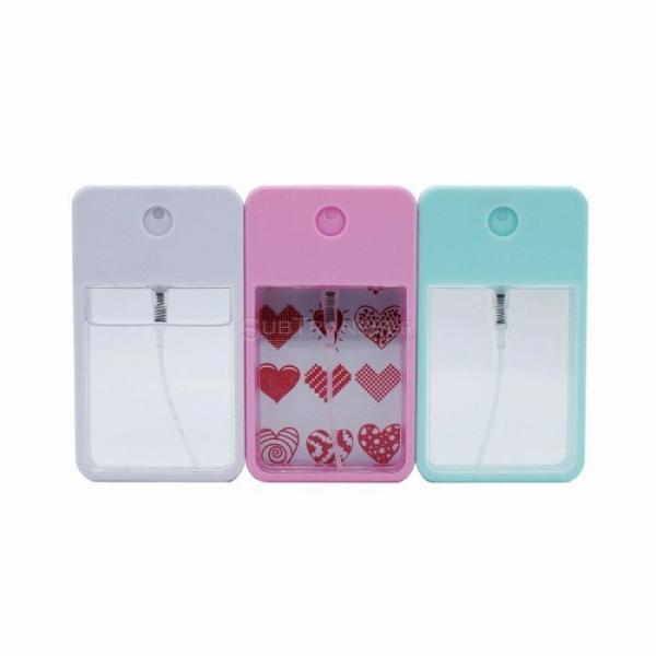 Blank Sublimation Plastic Scent Bottle With Metal Insert Custom Perfume Bottle For Sublimation Heat Transfer Printing