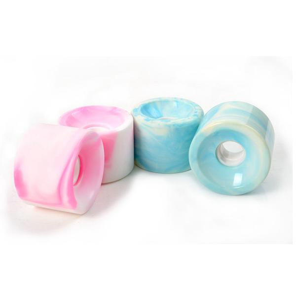 70*51mm Freeride Slide PU Skateboard Wheels 74A-85A High Strength