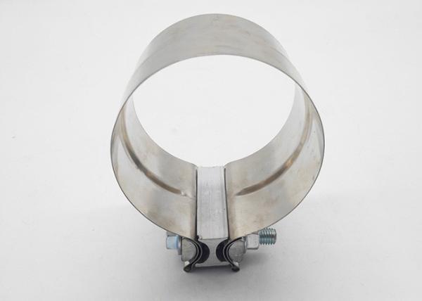 SS304 76.2mm braçadeira de faixa da exaustão de 3 polegadas com junção apertada