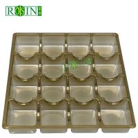 16 plateau à biscuits jetables en plastique PP or légers