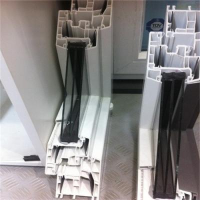 Single Double Glass UPVC Extrusion Profiles Lead Free 1.8mm 2.0mm 2.8mm Thickness