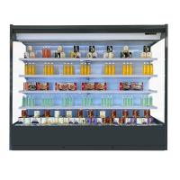 1350L Commercial Multideck Open Chiller para Loja Bebidas Frigorífico Air Cool
