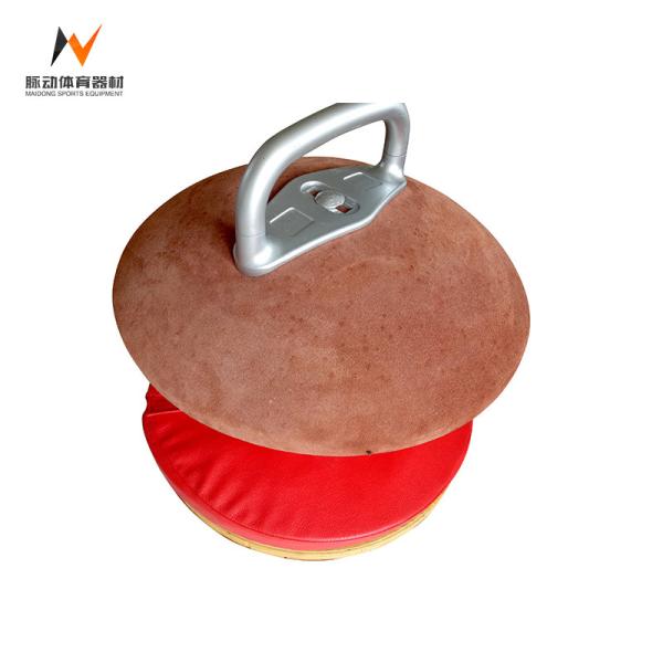 Durable Leather Handle Pommel Horse Gymnastics Trainer Equipment for Outdoor Fitness