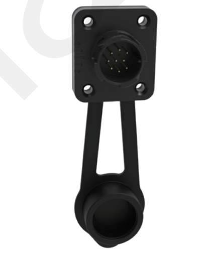 M19 Series Industrial 9 Pin Female Male Plug Signal Connector Black Push-Pull Self-Locking 9 Pin 5A Industrial Connectors