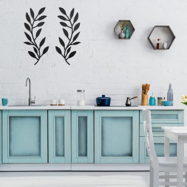 Indoor Metal Tree Leaves Wall Decor Vine Metal Olive Branch Wall Art Outdoor