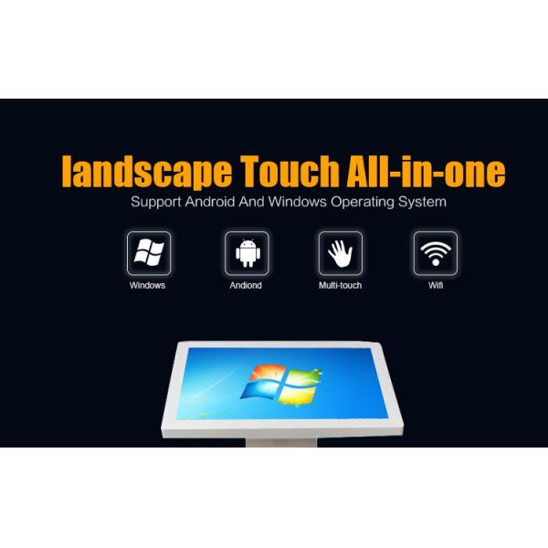 21,5 подиум таблицы ВИФИ цифров киоска Виндовс10 экрана касания дюйма взаимодействующий