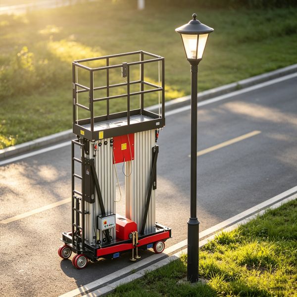 Hyperscale Data Center Vertical Mast Lift Industrial Platform 9m 10m 12m